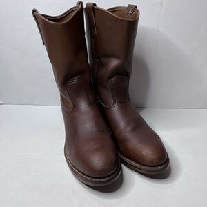 Red Wing 2265 Pecos Steel Toe Leather USA Nailseat Work Boots Men's Size 14B